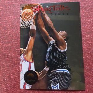 📌SALE$6.📌1993-94 Skybox Premium Shaq Talk Confidence Shaquille O'Neal Card # 9